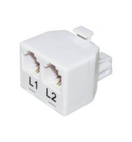 ΤΗΛΕΦΩΝIKO ADAPTOR ΑΡΣΕΝΙΚΟ/ΤΗΛEΦΩΝΙΚΕΣ ΓΡΑΜΜΕΣ 6P2C X2