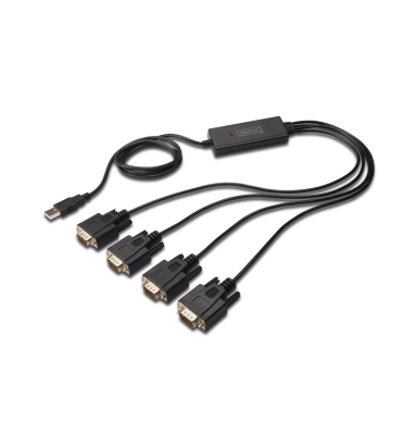 USB 2.0 TO 4 SERIAL ADAPTER ΜΕ ΚΑΛΩΔΙΟ 1.5Μ