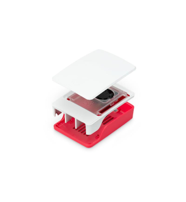 RASPBERRY PI 5 OFFICIAL CASE RASPBERRY / WHITE