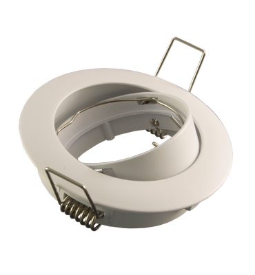 DOWNLIGHT ΠΕΡΙΣΤΡΕΦΟΜΕΝΟ ΑΣΠΡΟ Φ82 X 29MM Φ75MM G5.3